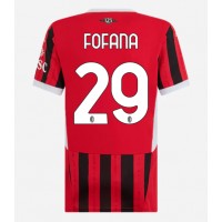 AC Milan Youssouf Fofana #29 Domáci Ženy futbalový dres 2024-25 Krátky Rukáv